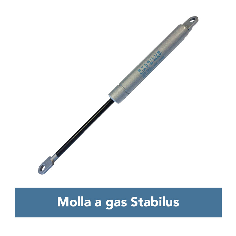 stabilus liftomat con foro grigia